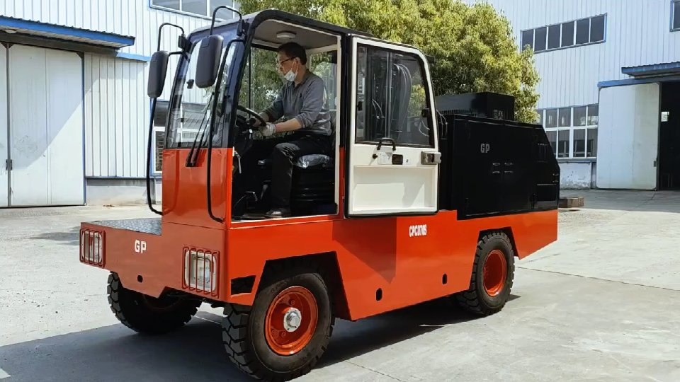 CE Approved 4t Industrial Electric Side Loader - 5m Max Fork Reach &amp; Auto-Leveling for Heavy-Duty Material Handling