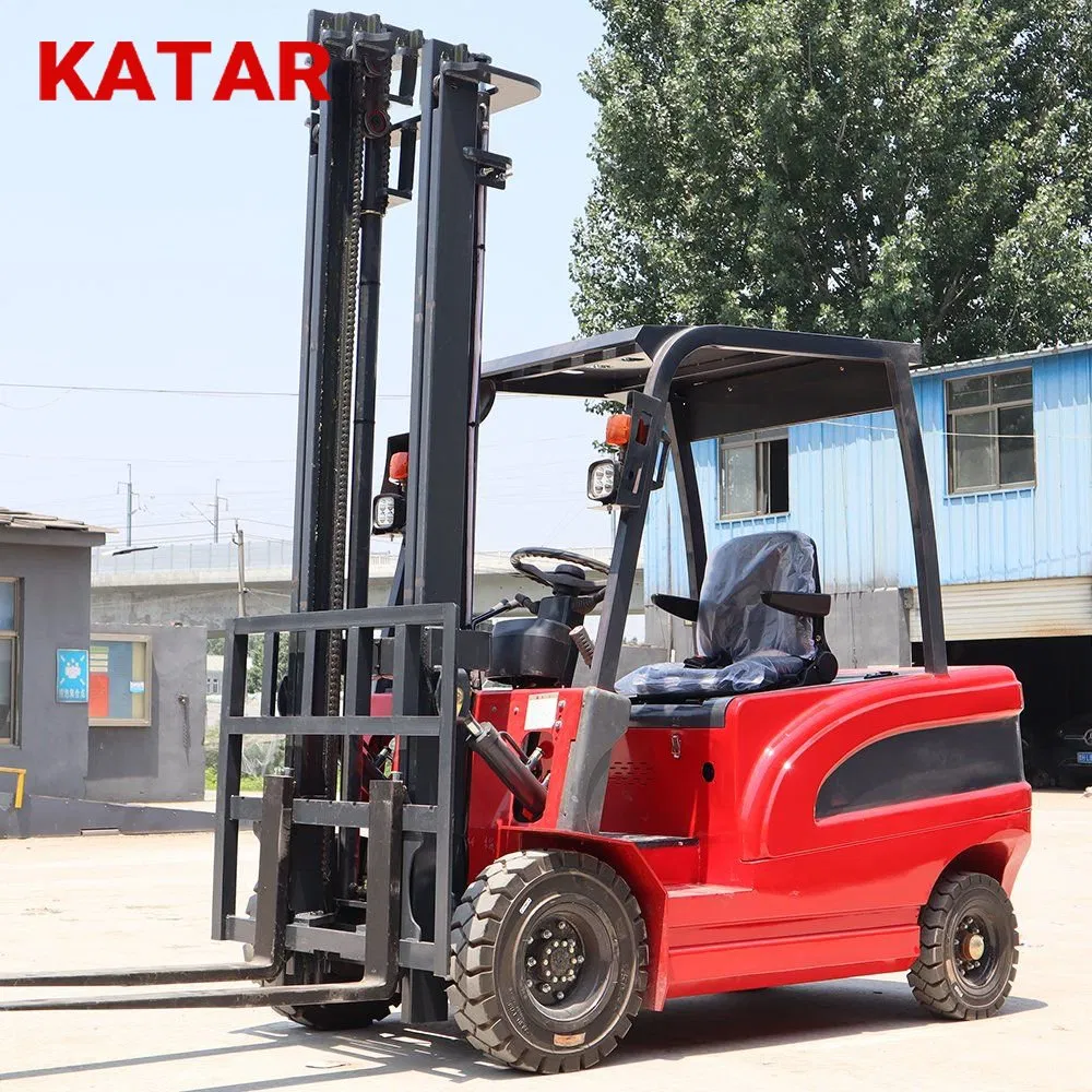 New Design 2/3/Ton 2000kg 3000kg with Side Shift and Solid Tyres Counterbalance Mini Electric Forklift for Brand New/Pallet/Manual