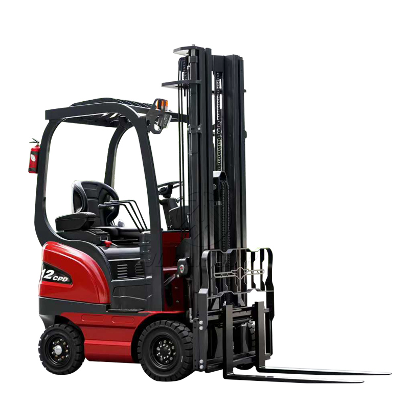 Electric Forklift Truck 1.2 Ton Farm All Terrain Powerful Diesel Rough Terrain Forklift Durable