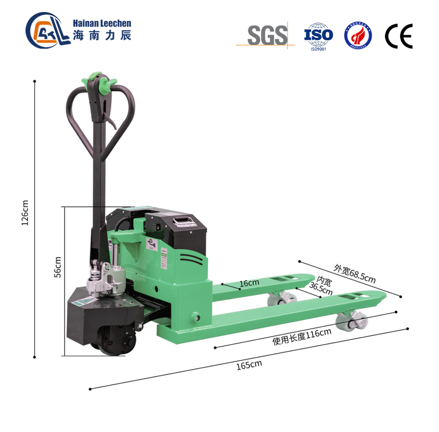 3ton Load Capacity Walkie Stacker Walking Rough Terrain Electric Pallet Truck