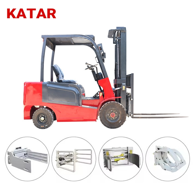 New Design 2/3/Ton 2000kg 3000kg with Side Shift and Solid Tyres Counterbalance Mini Electric Forklift for Brand New/Pallet/Manual