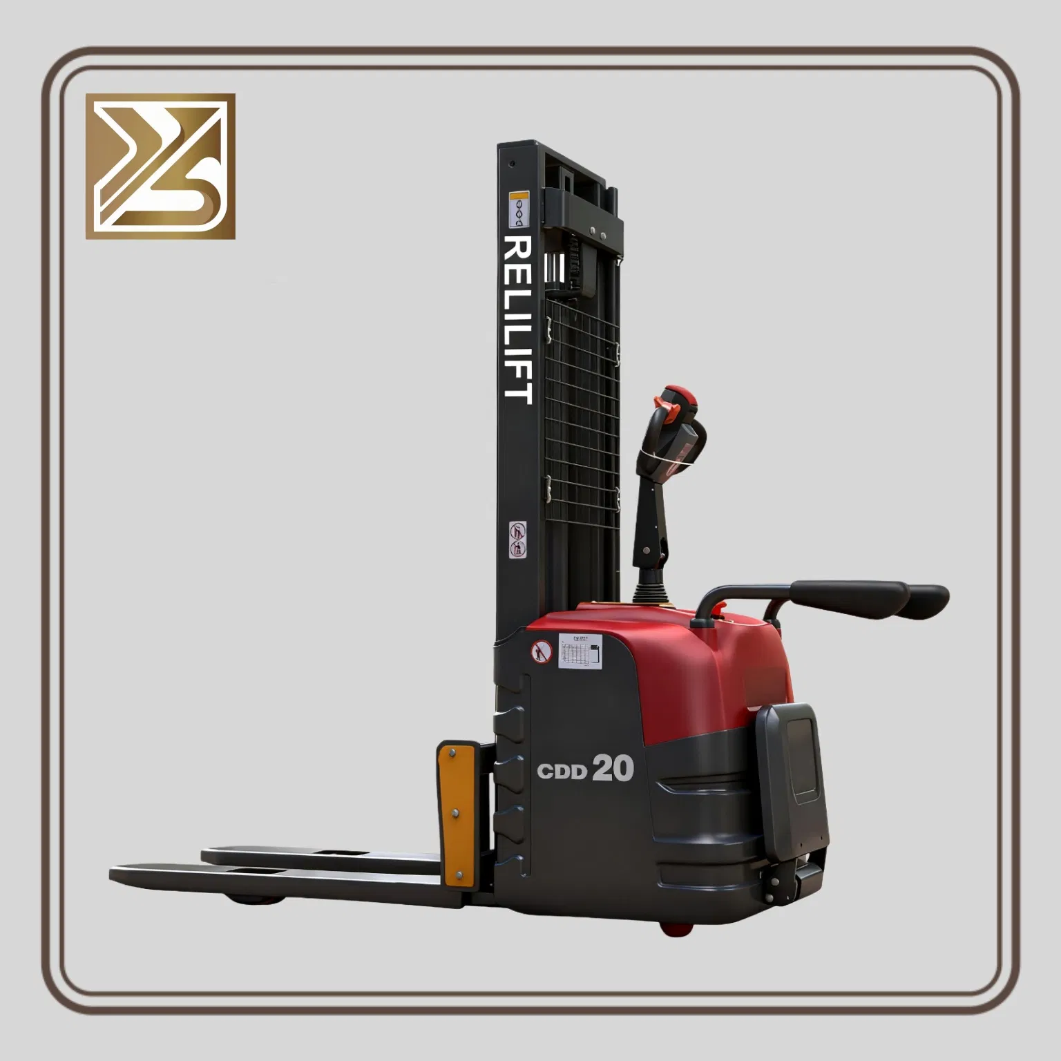 Good Service New Outdoor Full Electric Heavy Duty Brushless Motor Pallet Stacker Cdd-2030