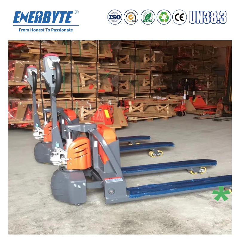 En Electric Pallet Truck 1.5 Tonne 2 Tonne Lithium Battery Walkie Pallet Truck Electric Forklift (electric lowering) /Small Forklift