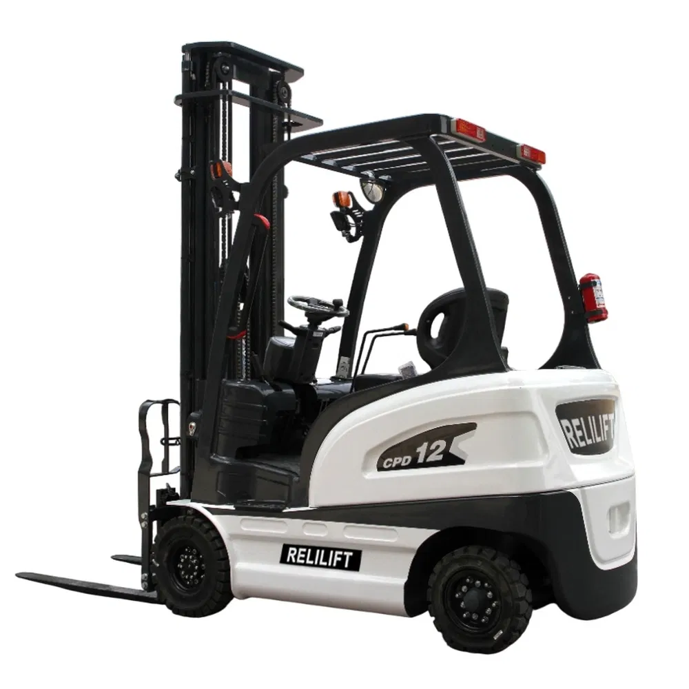 Safehigh Load-Bearing Capacity 1.2t Electric Counterbalance Forklift for Packaging Workshop