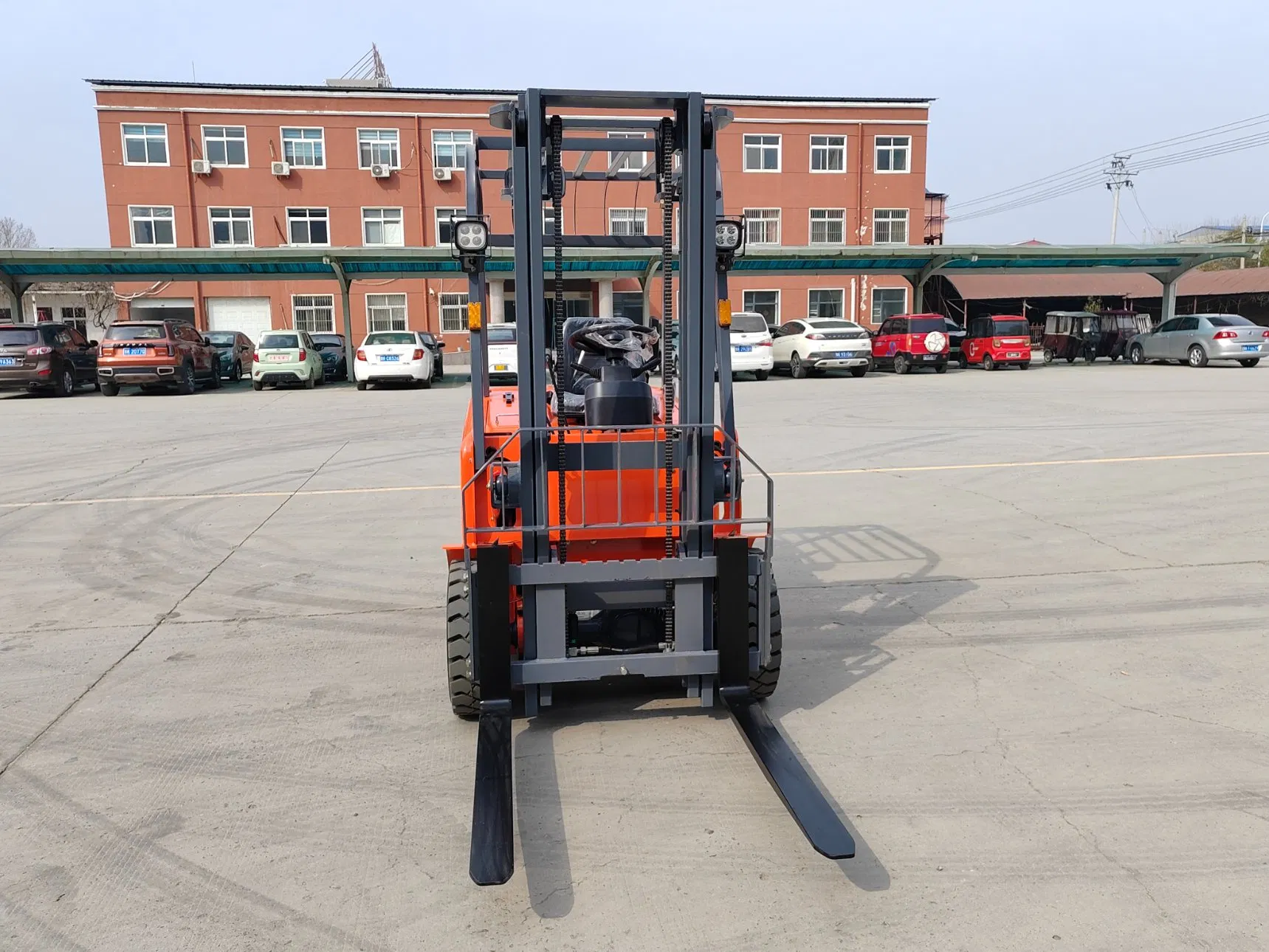 New Items 2025 CE/ISO Certified Rack System Use Vertical Cherry Picker Counterbalance Electric Forklift with Sca
