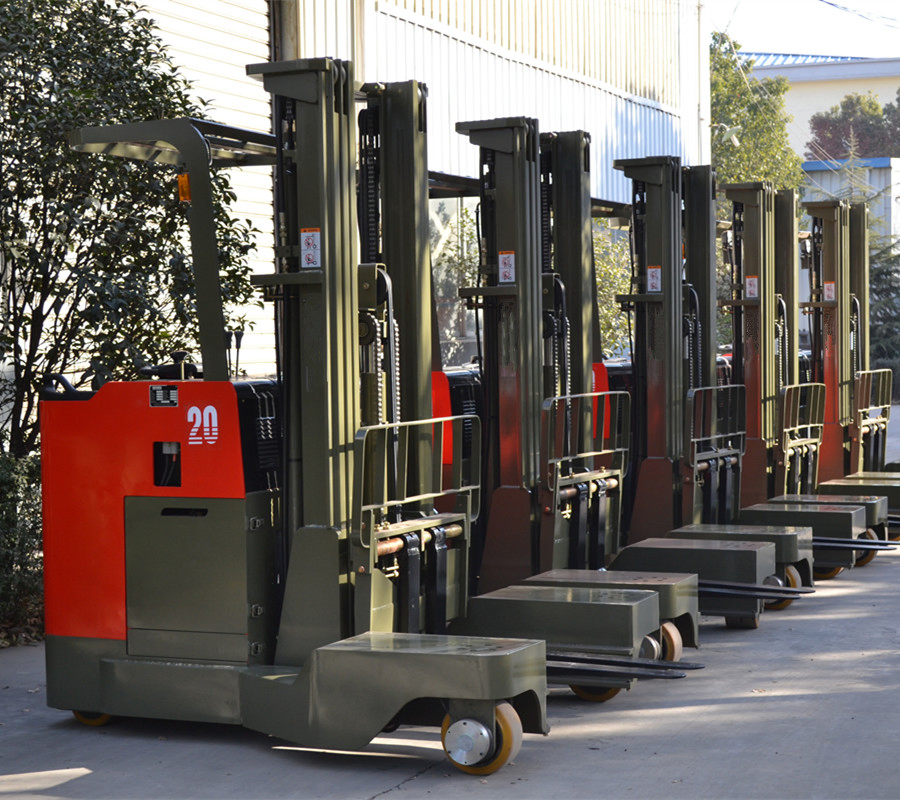 Vna Very Narrow Aisle Forklift AC Brushless Motor 4 Direction Electric Reach Truck