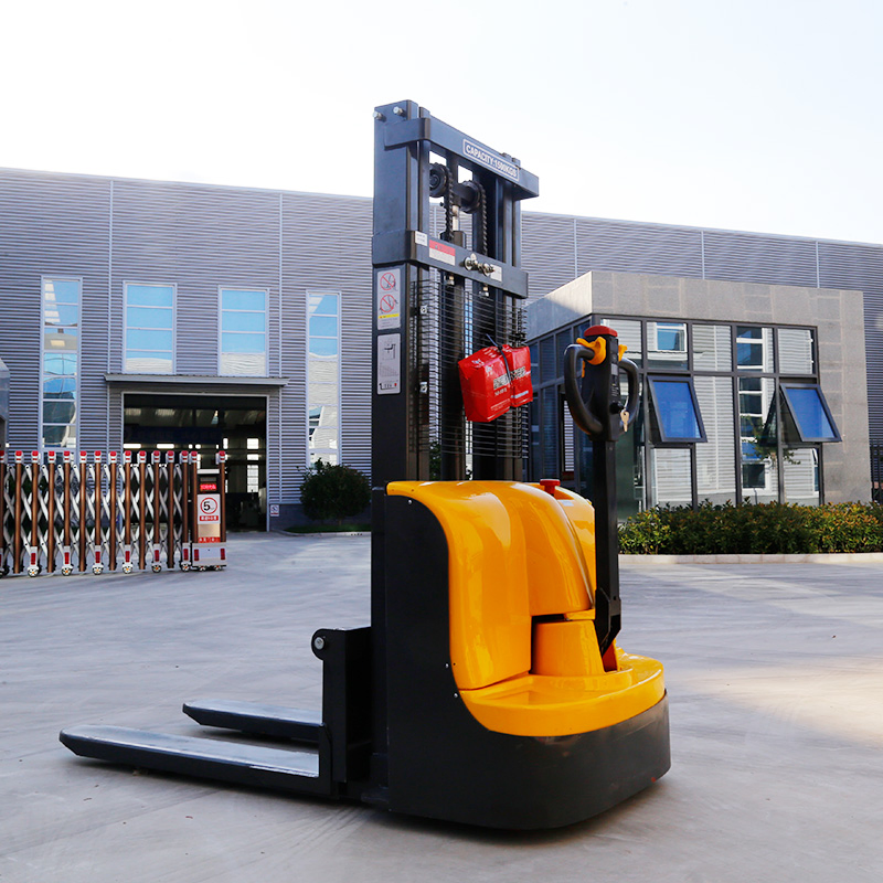 Electric Stacker Hot Sale 1200kg 1500kg 1600mm 2000mm 2500mm 3000mm 3500mm Full Electric Pallet Stacker Lift Height Forklift Factory Price