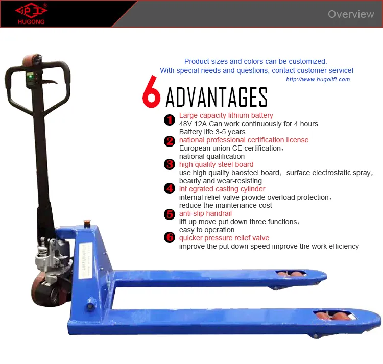 Semi-Electric Pallet Truck