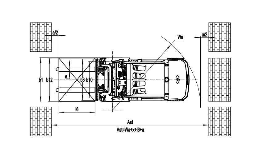 Efl353s Electric Forklift View 2