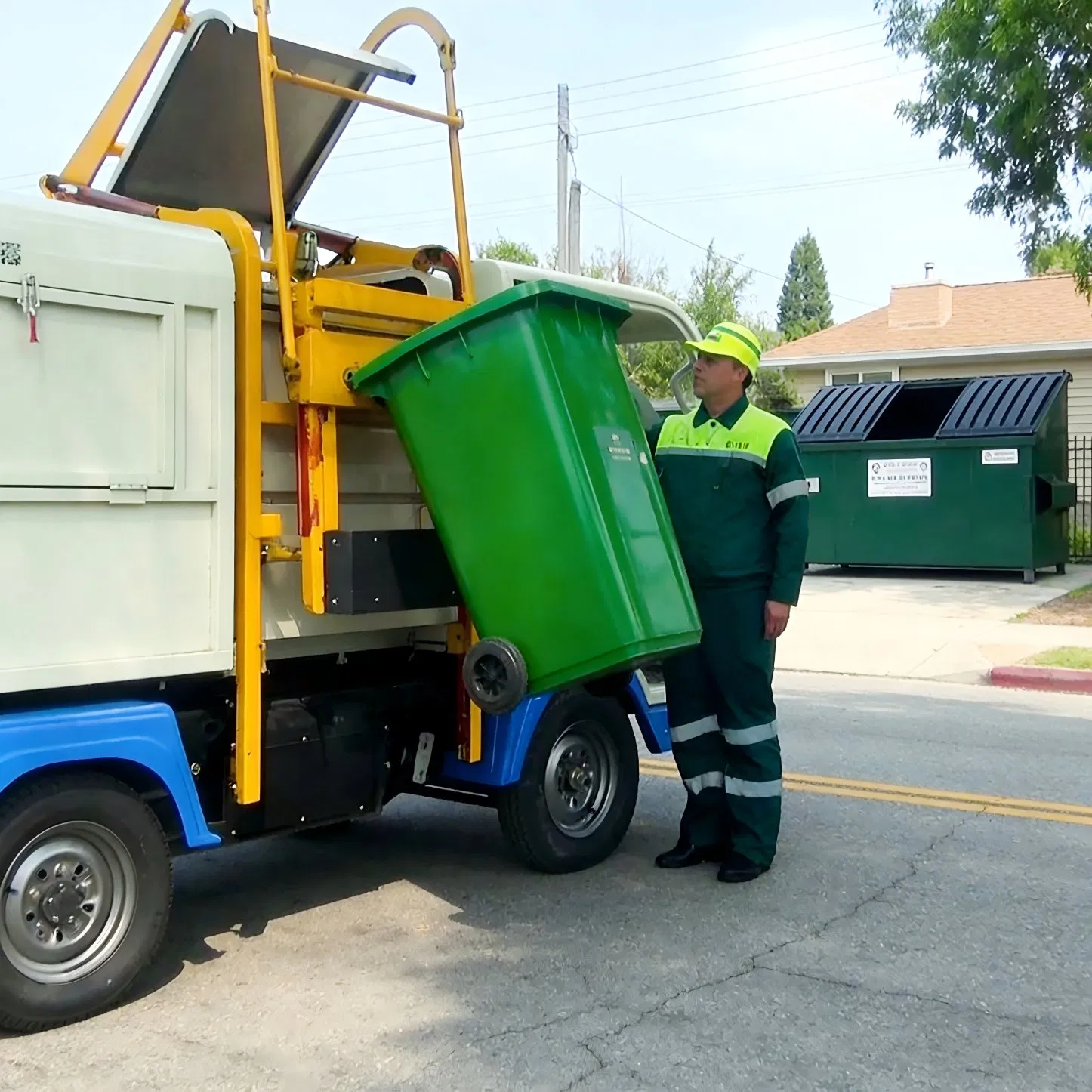 Quality Assured Electric Side Barrel Loader Enclosed Design Preventing Exposure During Transport