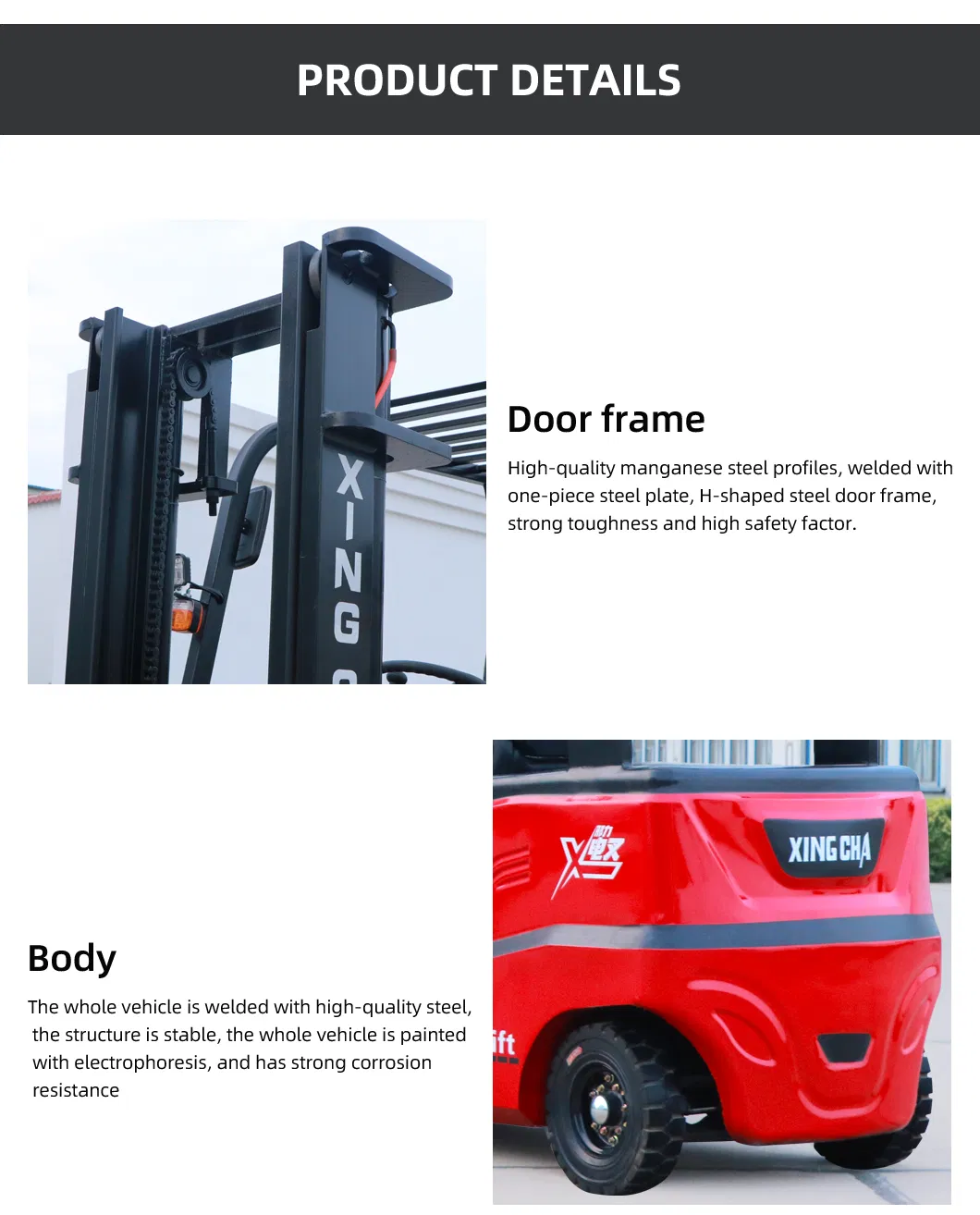 Electric Forklift View 3