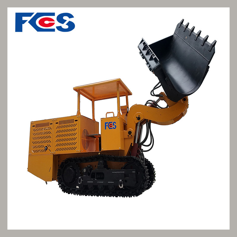 Explosion-Proof Electric Side Dump Mucking Loader for Underground Mining