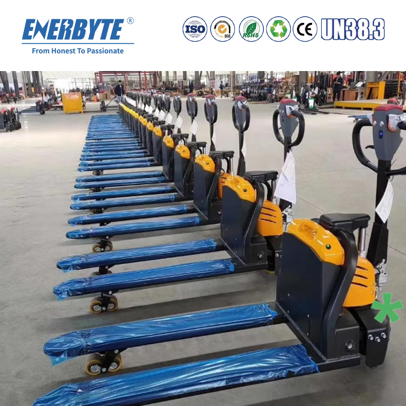 En Electric Pallet Truck 1.5 Tonne 2 Tonne Lithium Battery Walkie Pallet Truck Electric Forklift (electric lowering) /Small Forklift