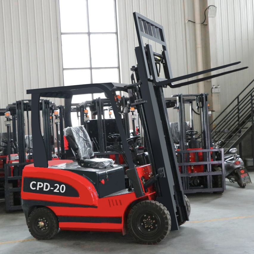 Electric Telescopic Rough Terrain Forklift All-Terrain 4WD Forklift for Construction &amp; Farm China Manufacturer