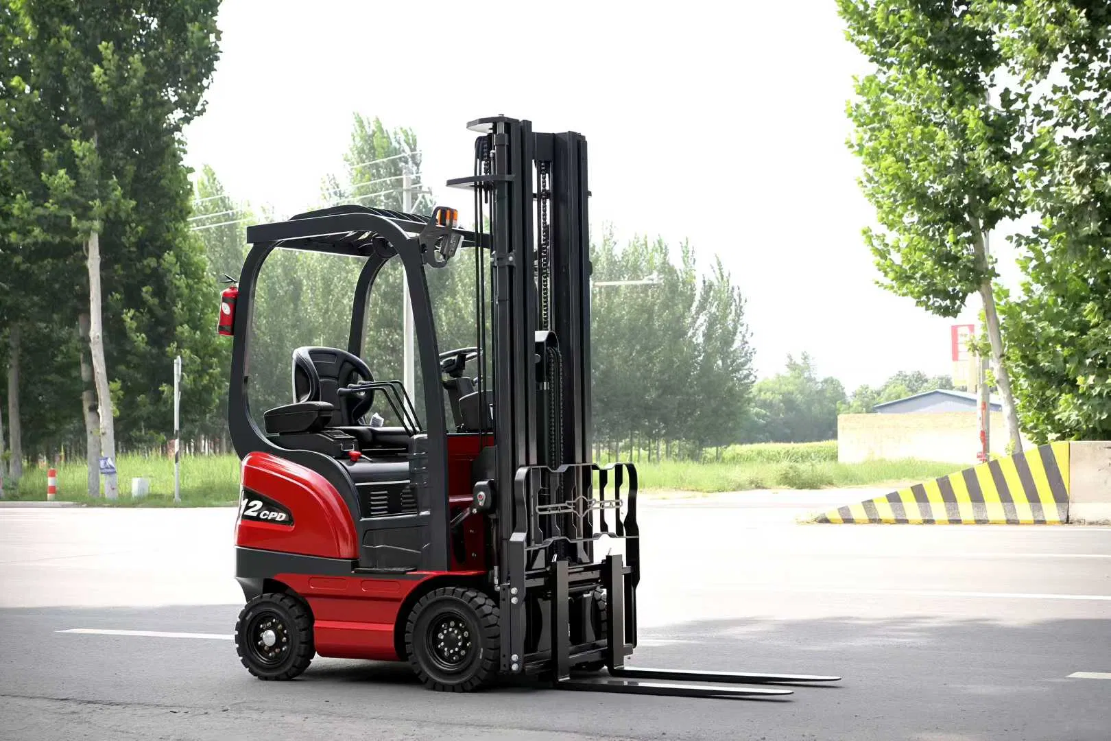 Electric Forklift Front View