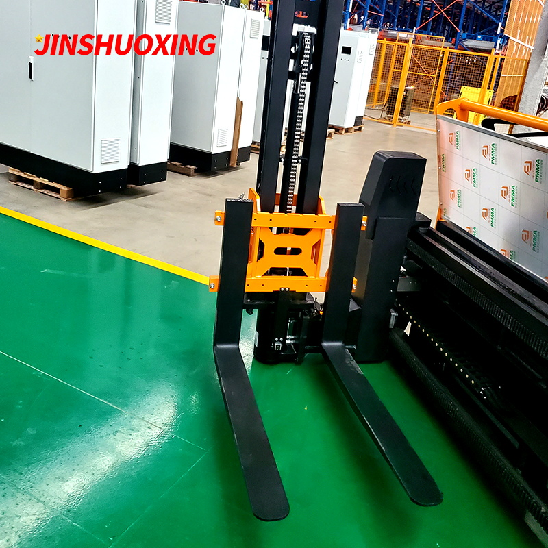 1500kg Vna Man up Electric Stacker Very Narrow Aisle 3 Way Truck with CE