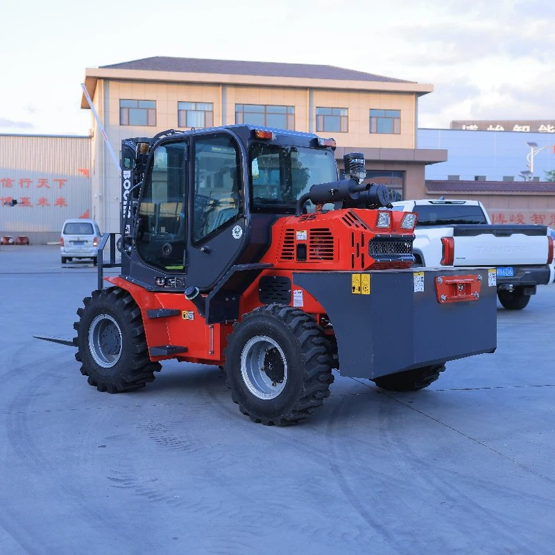 Multi Directional Forklift off Road 3.5ton Integrated Four-Wheel Drive Rough Terrain Forklift Recruitment Agent Diesel Forklifts