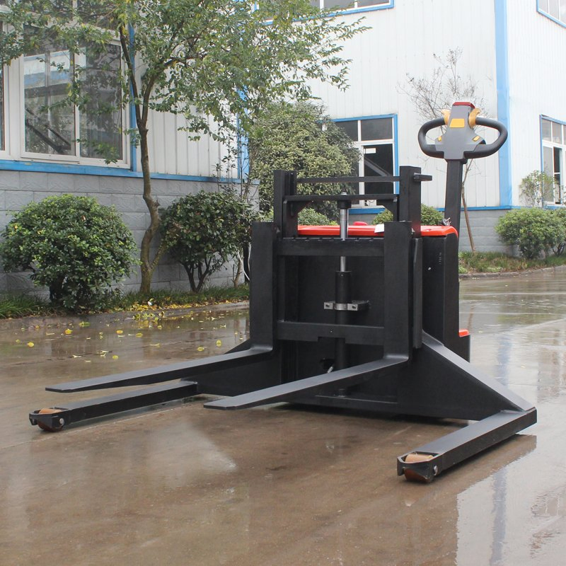 Fully Electric Pallet Walkie Powered Straddle Stacker