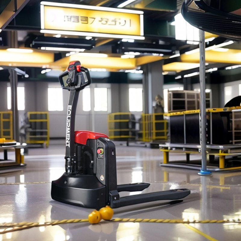 Warehouse Walkie Stacker Battery 1.5 Ton Electric Pallet Truck for Sale