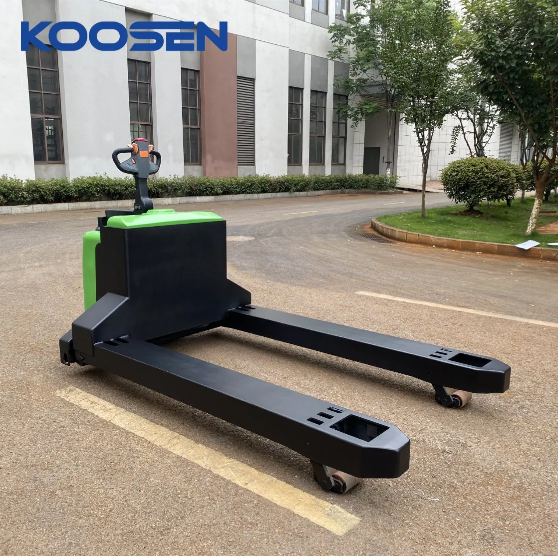 Modified Custom Truck 15 Ton Electric Straddle Pallet Truck Walkie Behind Pallet Truck