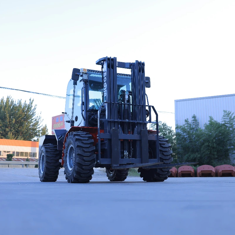 Multi Directional Forklift off Road 3.5ton Integrated Four-Wheel Drive Rough Terrain Forklift Recruitment Agent Diesel Forklifts