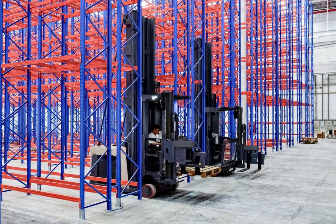 Warehouse Handling Electric Lift Stacker Pallet Walkie Forklift Electric Stacker Truck