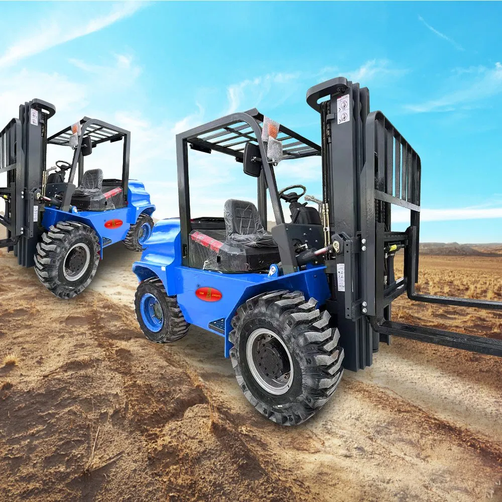 High Performance New Diesel Pallet Jack Electric Stacker Truck Reach All-Terrain Forklift