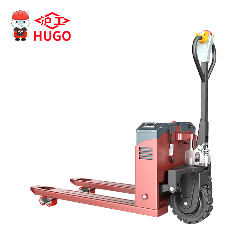 Driving Wheel Trolley Electric Pallet Jack 3 Ton Standing Double Pallet
