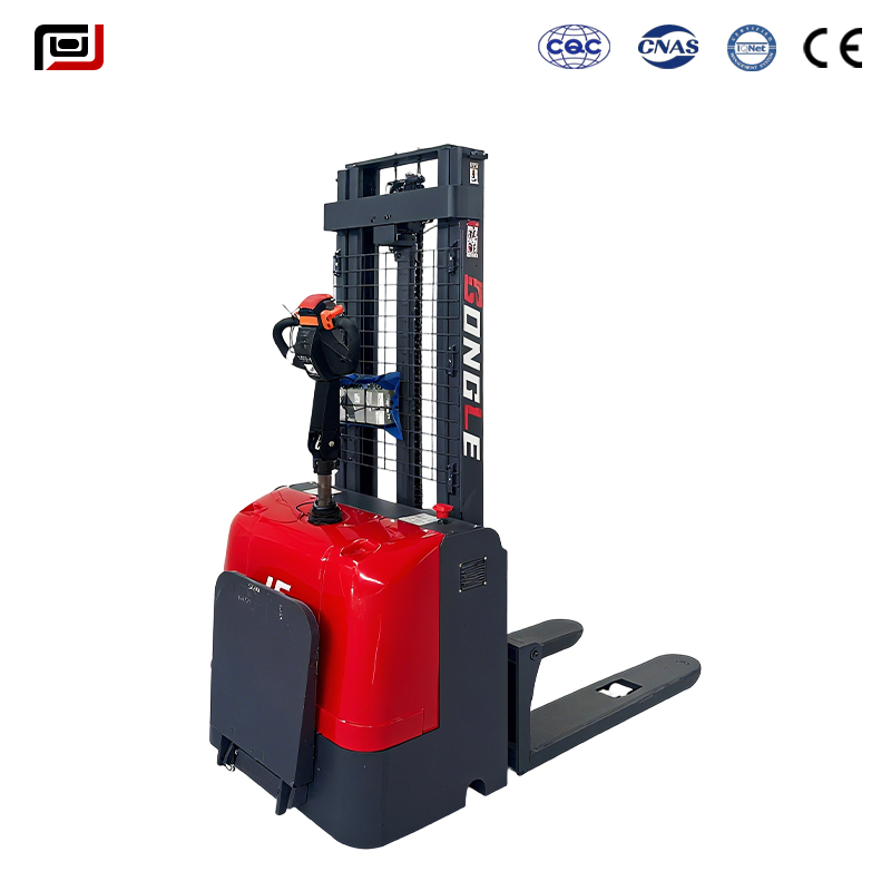 1.5t 3m Battery Operated Hydraulic Mini Forklift Pallet Electric Lifter for Lifting Pallet Stacker