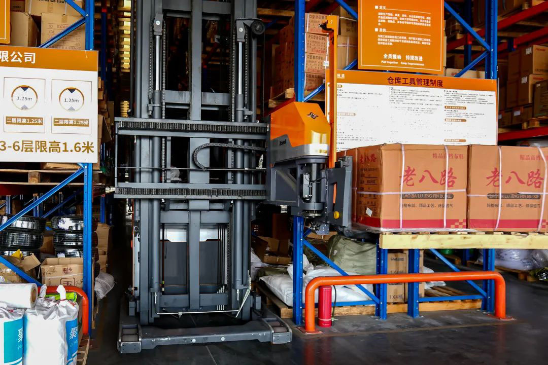 Warehouse Handling Electric Lift Stacker Pallet Walkie Forklift Electric Stacker Truck