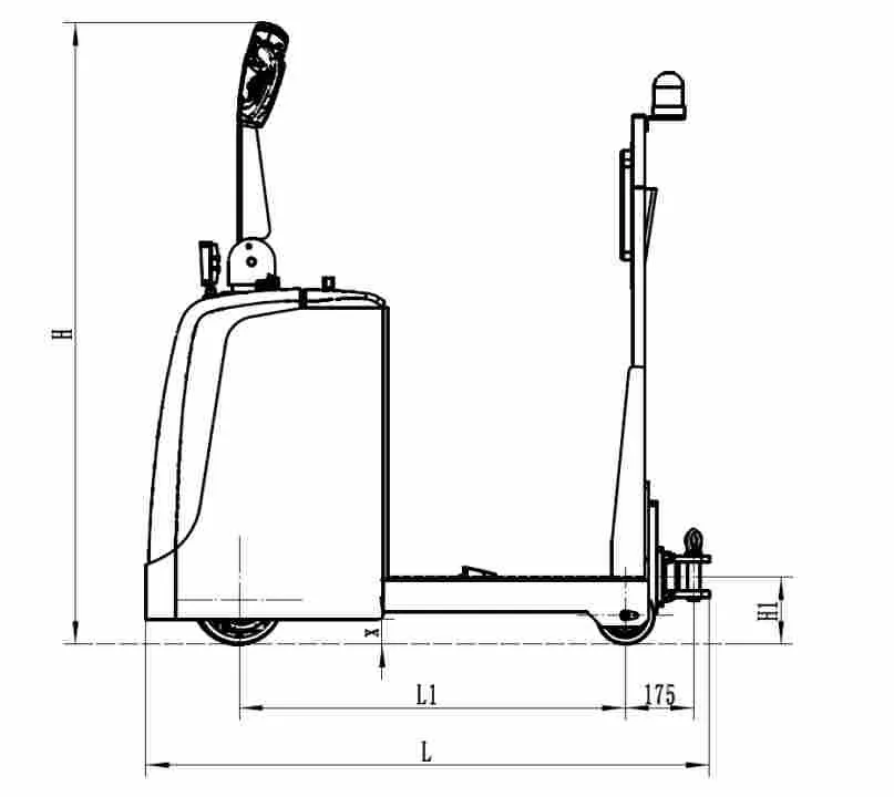 Tow Tractor Detail 1