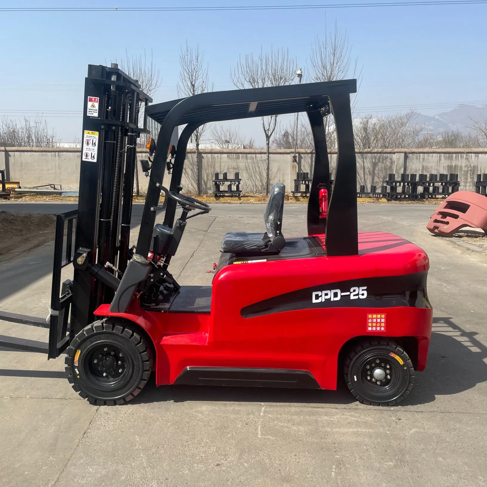 Manufacturer 2.5/1.5t/Ton 2500kg 1500kg with Side Shift and Solid Tyres Counterbalance CE Mini Electric Forklift Price for Brand New/Pallet/Manual
