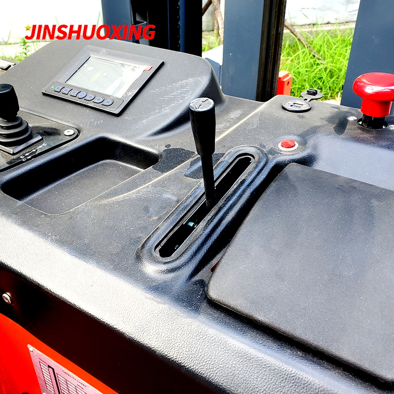 1.2ton Pallet Stacker Electric Very Narrow Aisle 3-Way Forklift Vna Truck