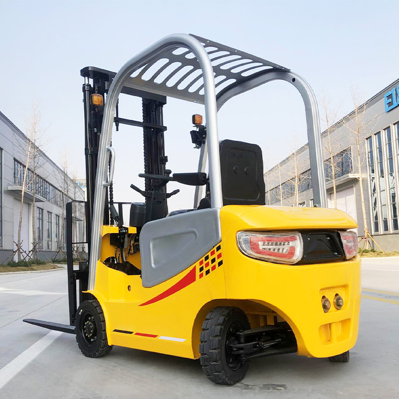 1/1.7/2/3.1/3.5/4.8 Ton Mini Popular Full Electric Explosion-Proof Solid Tyre Four Wheel Forklift Inside Container Operation Very Narrow Aisle