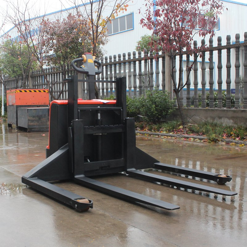 Fully Electric Pallet Walkie Powered Straddle Stacker