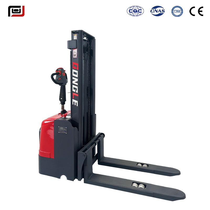 1.5t 3m Battery Operated Hydraulic Mini Forklift Pallet Electric Lifter for Lifting Pallet Stacker
