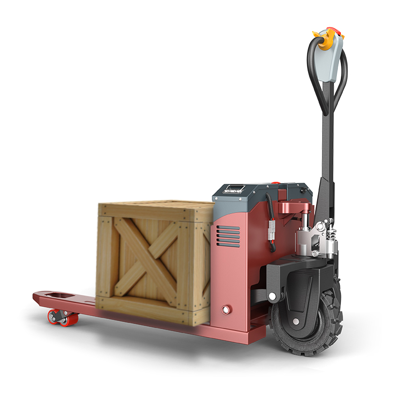 Driving Wheel Trolley Electric Pallet Jack 3 Ton Standing Double Pallet