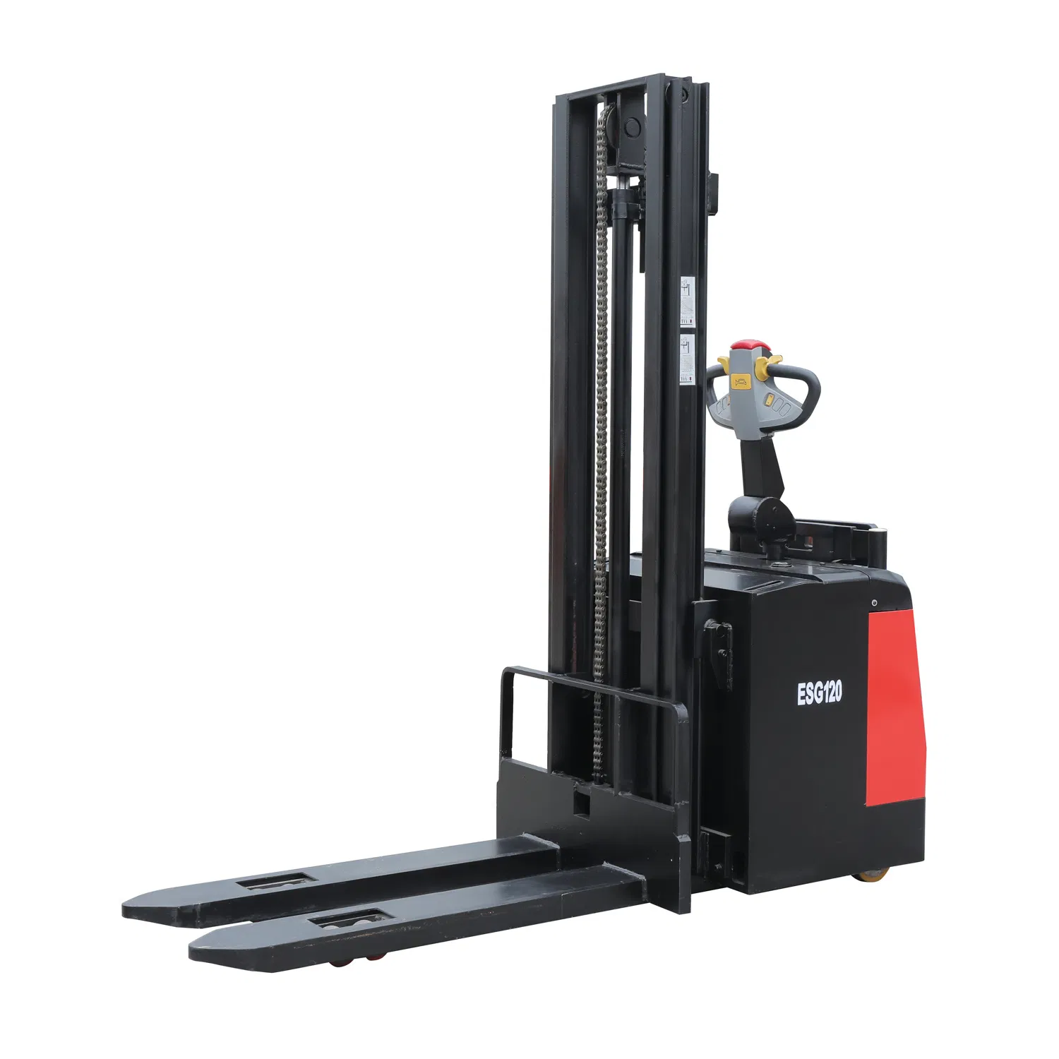 Electric Stacker Truck Pallet Lift Stacker Capacity 1000/1500/2000kg Full Electric Forklift in Warehouse