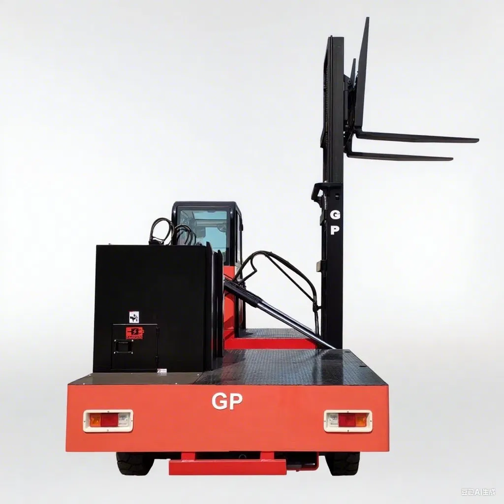 New Condition 4t Heavy-Duty Electric Side Loader - 5.5m Ultra-Long Forks &amp; Ai-Assisted Steering for Mega Warehouse Operations