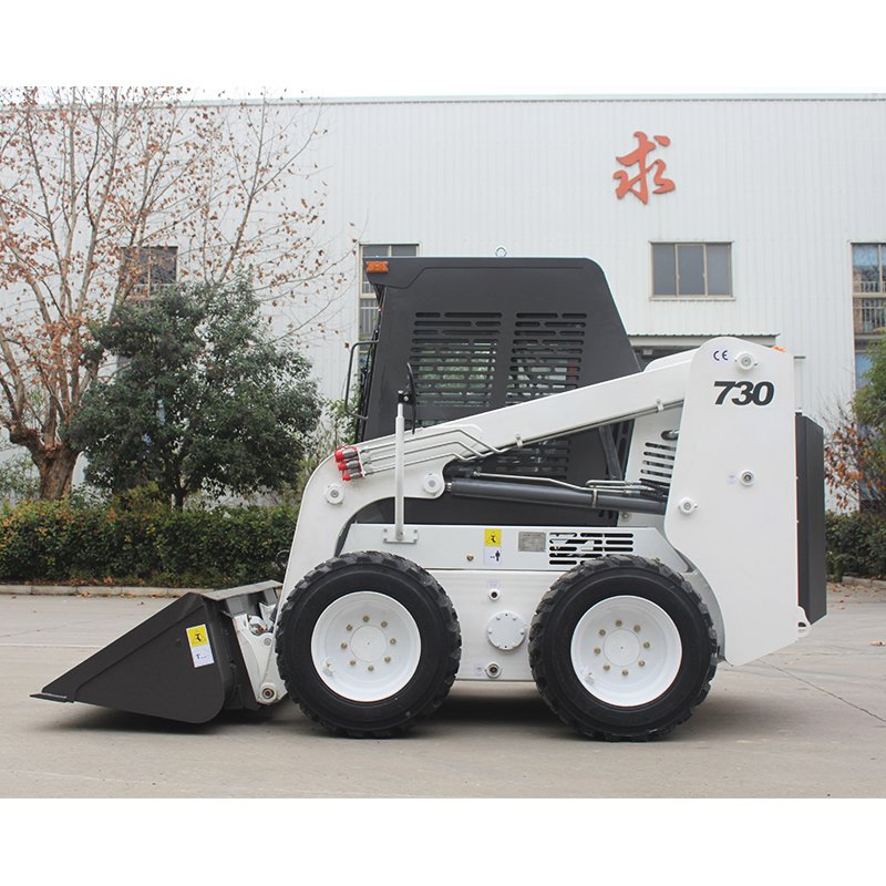 Electric Mini Skid Steer Loader Wheel Skid Steer Mulcher