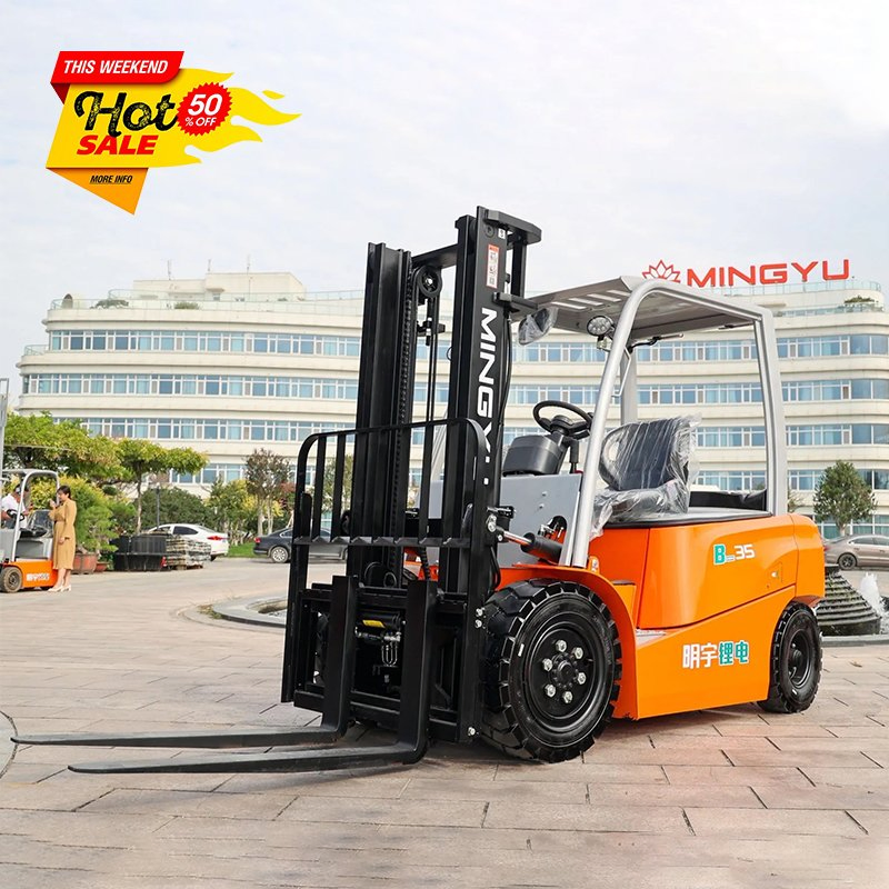 Chinese Brand 2ton 2.5t 3t 3.5t 4t Electric Multi-Directional Forklift with Fork Positioner