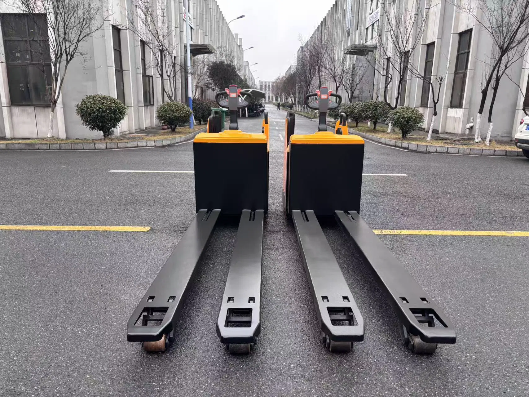 Heavy Duty Ride-on Electric Pallet Jack for Logistics Handling