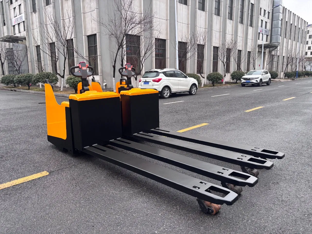 Heavy Duty Ride-on Electric Pallet Jack for Logistics Handling