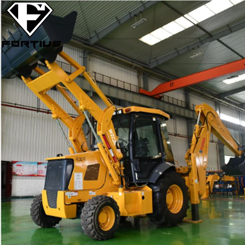 Factory Supply Agricultural/Farm/Garden 1m3 Bucket 1.6t Wheel Excavator and Multi Functional Telescopic Backhoe Loader with Weichai /Yuchai Engine.
