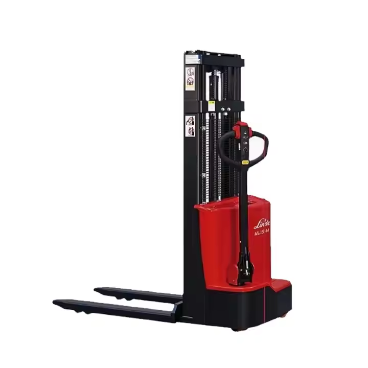 Super Linde Forklift Ml15-N Electric Stacker 1.5 Tons Battery Pallet Stacker