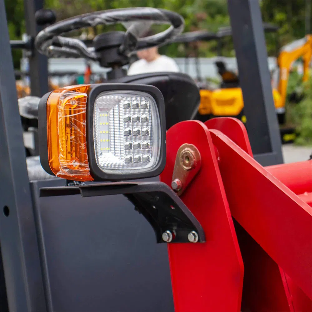 Electric Side End Loader 4 Wheel Drive High Speed Tool Carriers Indoor Mini Loaders