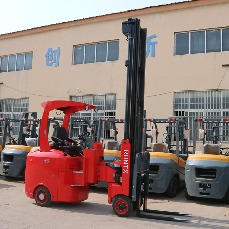 Runtx Very Narrow Aisle Forklift Vna Forklift Truck Vna15 1.5 Ton Forklift Truck for Warehouse Use