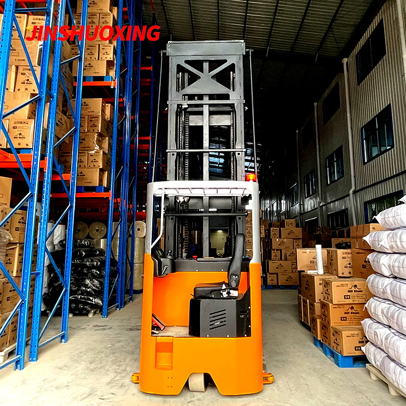 Vna 3 Way High Lift Electric Sit-Down Very Narrow Aisle Truck