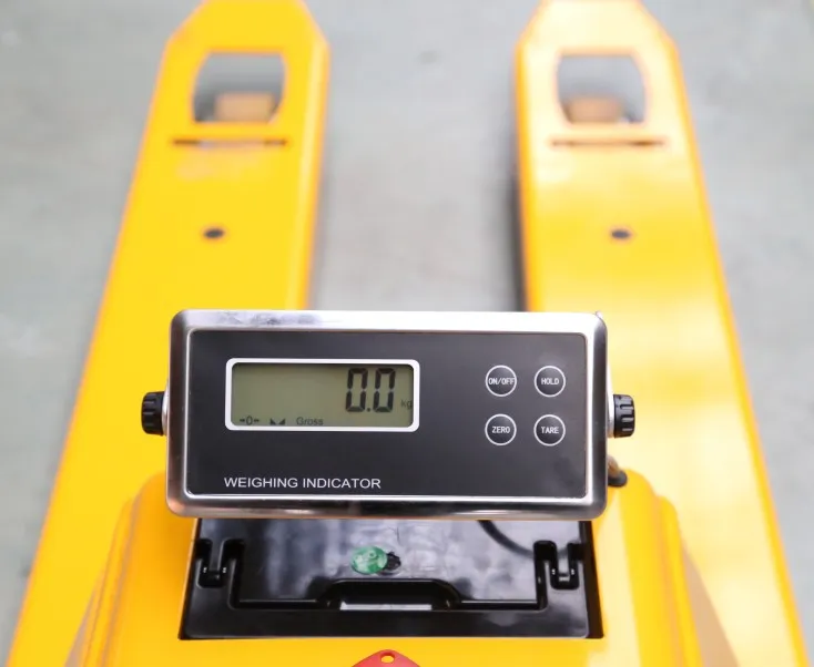 Walkie Electric Pallet Truck Scales Display