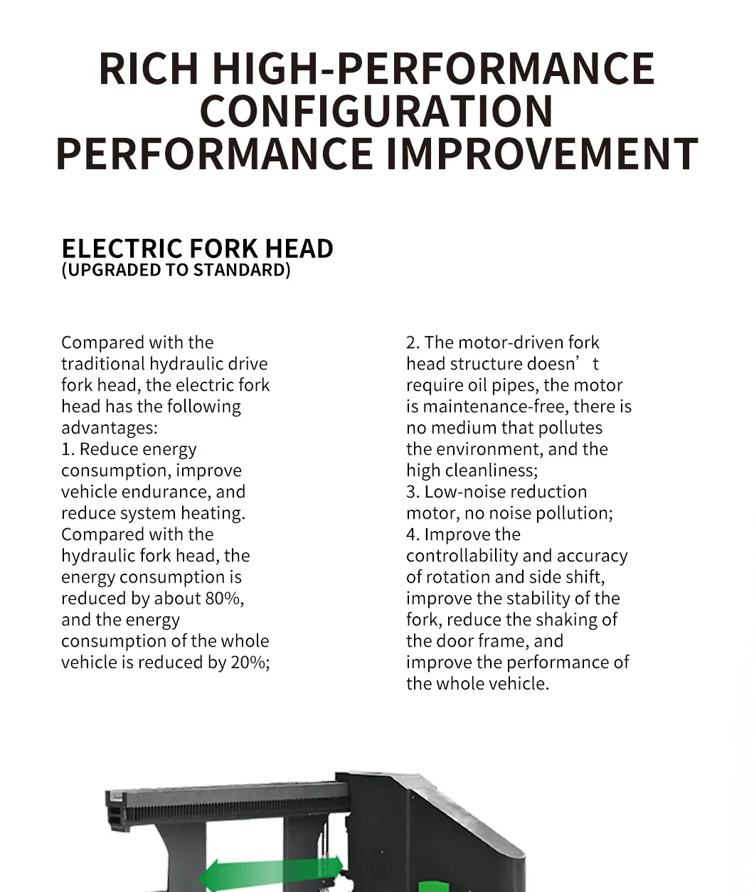 VNA Forklift Details 13
